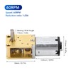 Turbo Worm Geared Motor Micro Brushed DC12V Mini Reduction 1