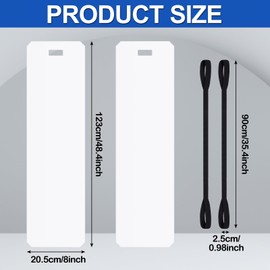 Wenqik 2 Pcs Appliance Sliders for Refrigerators Plastic Appliance Glide with Pull Strap Furniture Moving Slides for Tile Hardwood Floors Protection Glides Easily