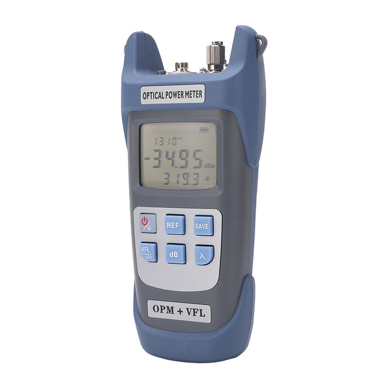 Fiber Optic Power Meter 30KM 30MW LED Light Optic Test