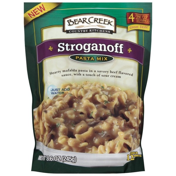 Bear Creek Pasta Mix, Stroganoff, 8.6 Ounce (Pack of 6)