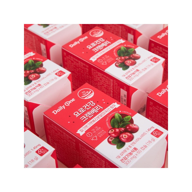 Daily One Urinary Tract Health Cranberry 300mg / 데일리원 요로건강