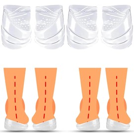 Overpronation Insoles, 2 Pairs Pronation Orthotic Insoles, 3 Layers Adjustable Heel Wedge Orthopedic Insoles, Medial Heel Wedge for Pronation & Upward Rotation for Women Men Xo Leg (L)