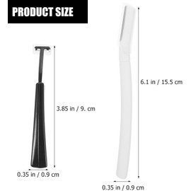 Recortadora de Cejas Portátil Cuchillas de Acero Inoxidable, Fácil de Controlar, 4 Juegos para Rostro y Cuello, Adecuado para Uso en Casa