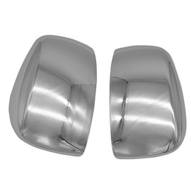 IKON MOTORSPORTS Chrome Side Mirror Covers, Compatible with 2008-2016 Chrysler Town & Country & 2008-2020 Dodge Grand Caravan & 2009-2014 VW Routan, Rear View Mirror Protector Cap 2 PCS