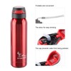 500ml Stainless Steel Bottle Vacuum Insulated Straw Cup Mug Sport