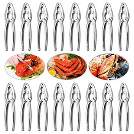Crab Crackers and Tools, 16 Pieces Lobster Crackers Crab Crackers Sets Seafood Tools Set Nut Crackers Tools