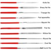 Mini Diamond Needle Files Set 2 x 100 mm Small