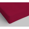 Max Color Cotton Fitted Sheet, Double, Burgundy