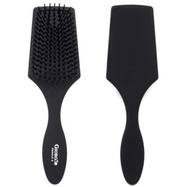 Giorgio GIOPD2 Air Cushioned Detangling Paddle Hair Brush with Gentle Ball Tipped Bristles for Effortless Brushing, Travel – Wet or Dry Hair, Men and Women, All Hair Types, Lengths, and Textures