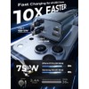 LISEN 69W Cargador para Auto Retrácti (Gris)