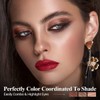 LUXAZA 3Pcs Neutral Brown Eyeshadow Stick Set, Matte And Shimmer