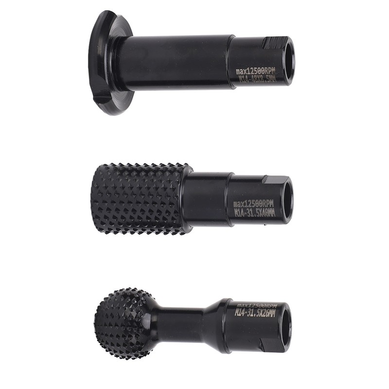 3Pcs Rotary Burr Set M14 Rotary File Wood Carving Burrs