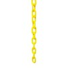 Reliabe1st Yellow Plastic Safety Barrier Chain (13 Feet) with 2
