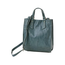 Dakota DA-1034631 Women's Tote Bag, 2-Way Genuine Leather, Small, Sky