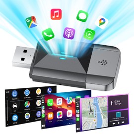 Volaylink Wireless Carplay Adapter 2 in 1 for Apple CarPlay & Android Auto,Wireless CarPlay Dongle Converts Wired to Wireless,Compatible with Cars from 2016,Plug & Play, Supports iOS 10+& Android 11+