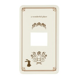 Ohm Electric Fashion Plate Rabbit Single Gang Switch Cover Switch Plate Outlet Plate Wall Switch HS-UU01 00-4695 OHM