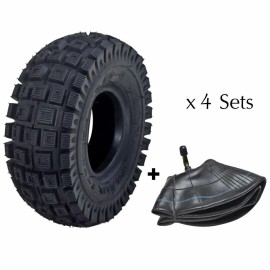 Unbranded 4pc 3.00-4 300-4 10" x 3"  260x85 Tire & Tube Electric Scooter Pocket Bike ATV