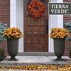 Tierra Verde Indoor & Outdoor Self-Watering Urn Planter, Cadence, 14"