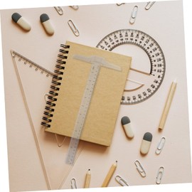 ORFOFE 2pcs Transparent T Ruler Measuring Ruler for Students Drafting Supplies Durable Plastic Design for Accurate Measurements and Easy Layout Checks