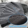 Big Hippo Windshield Snow Cover, Extra Large 600D Windscreen Cover