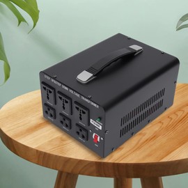 RustyVioum 5000W Voltage Converter Transformer, Heavy Duty 220V-Step Up/Down 110-120V to 220-240V Converter with Circuit Breaker Protection for Any Kind of Appliance Or Device