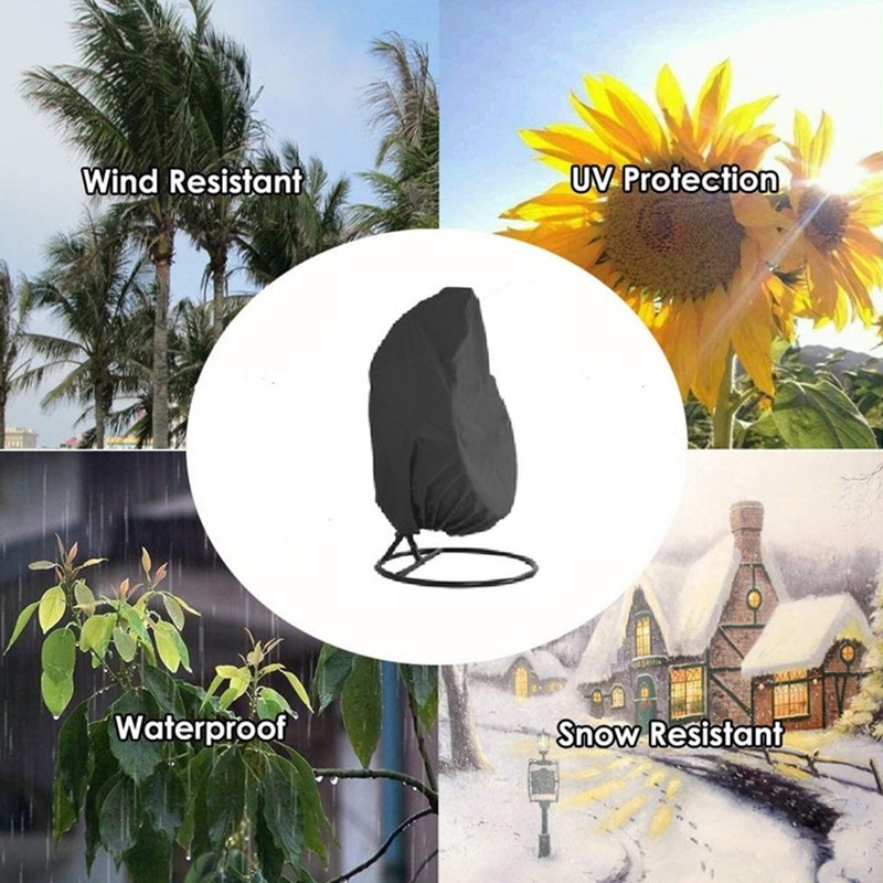 Patio Hanging Chair Cover Outdoor Egg Chair Cover Durable Waterproof