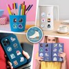 62Pcs Ice Skating Stickers Pack, Cartoon Cute Vinyl Waterproof Decals
