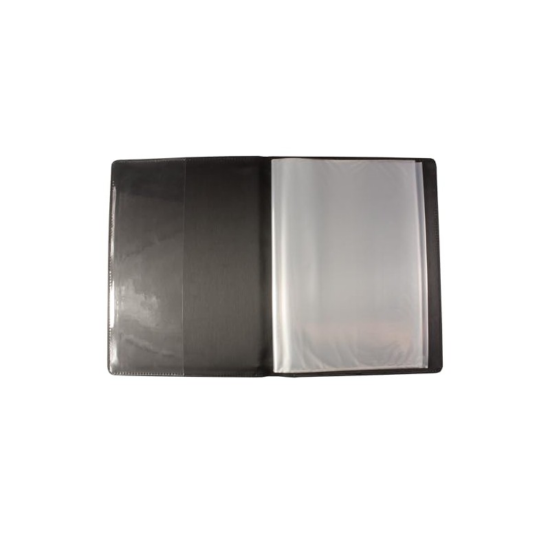 eco-eco A5 50% Recycled 40 Pocket Black Professional Business Display