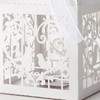ponatia 25Pcs/Lot 4 x 4 inches Laser Cut Pearl Paper