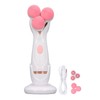 Electric Facial Cleansing Brush 3 Head Massage Facial Exfoliating Silicone