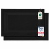 Komfortec Set of 2 Bath Mats Made of 100% Cotton,