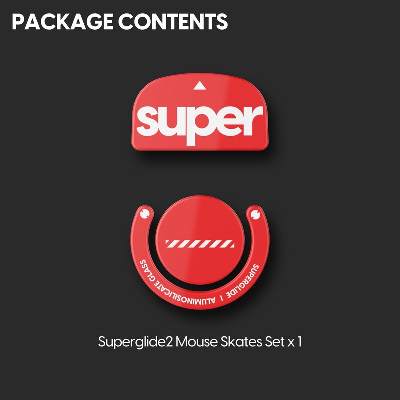 Superglide2(Type C) Mouse Sole for Logicool GPROX Superlight Mouse Feet