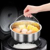 DOITOOL Stainless Steel Steamer Basket for Metal Steamer Insert Steaming