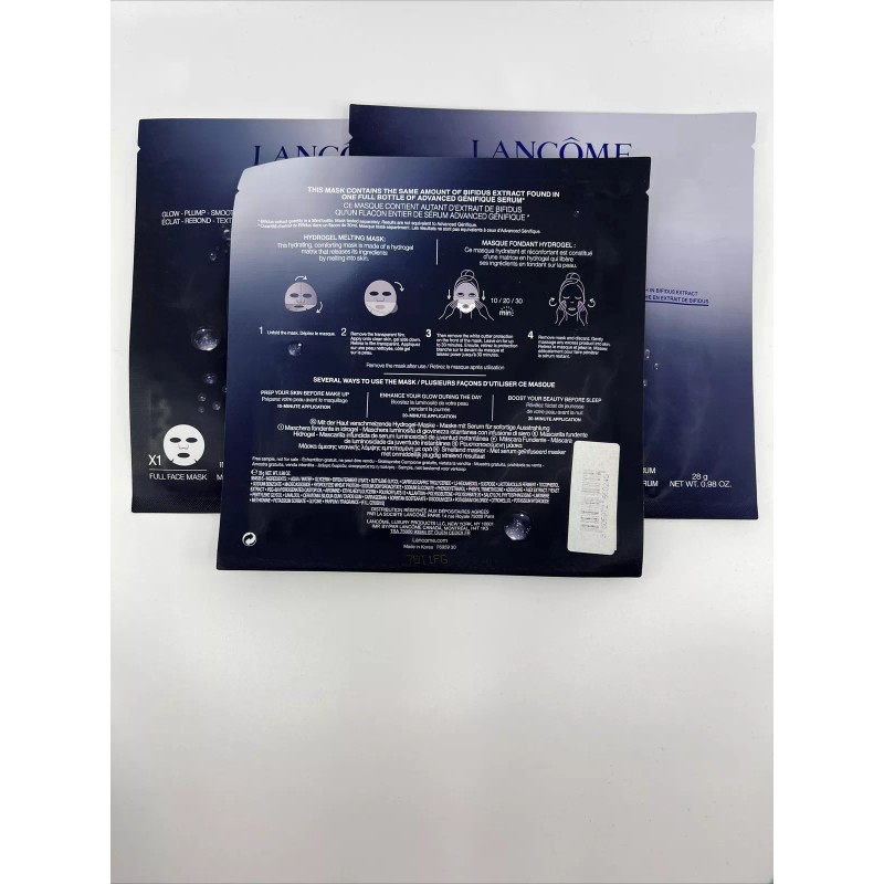 Lancome 3X Lancome Advanced Genifique Hydrogel Melting Full Face 1