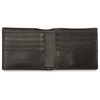 Genuine Ostrich Skin Leather Bifold Wallet with 8 Card Slots