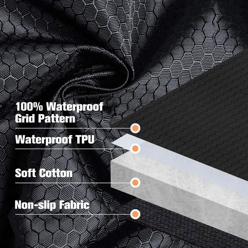 PETICON Waterproof Scratchproof Pet Bench Seat Covers for Cars, Trucks,