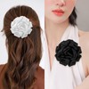 Merdia Rose Flower Brooch and Pin | Elegant Hair Clip