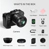 Yatao Digital Camera with WiFi, 4K 5K 64MP Photography Camera