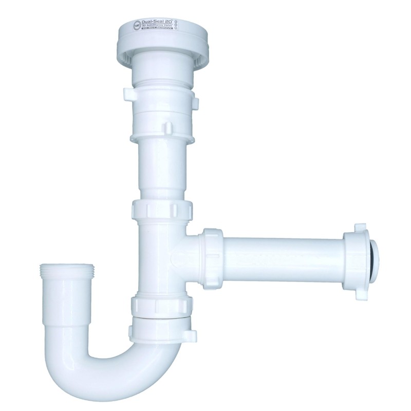 Tuuber Air Admittance Valve Trap Assembly Kit with 1-1/2 inch