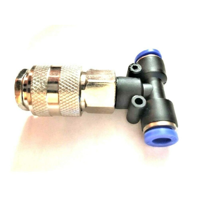 Compressed Air Gun 5 m Spiral Hose T-Piece Blow Gun