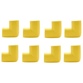 Baby Safety Corner Protectors, Furniture Soft Edge Protector Proofing Corner Guards Right Angle Protectors for Table, Desk, Crib, Fireplace, Corner (Yellow)