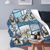 Husky Blanket Husky Dog Throw Blanket Soft Fleece Flannel Bedding