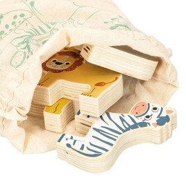 WOOMAX 47568 Wooden Tower Animals