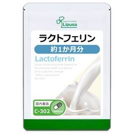 Lipsa Lactoferrin C-302 (60 Capsules), Supplement, Acid-resistant Capsules, Protein, Clean, Diet, Health, Beauty, Made in Japan