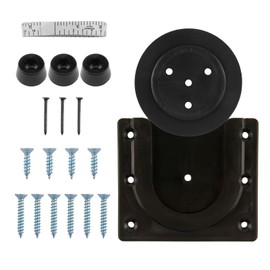 Dart Board Bracket Set - Professional Dartboard Accessories with U-Shaped Groove Design, Screws, Wall Hanging Hooks, and Tape Measure for Secure and Easy Installation