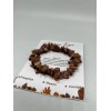 Tiger Eye Bracelet 8mm Raw Handmade Natural Stone for Courage