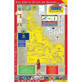 Gallopade Publishing Group 22 x 34 Inches The Idaho Experience Poster/Map (9780793397662)