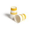 Perk Staples Paper Hot Cup, 8 Oz., White/Yellow