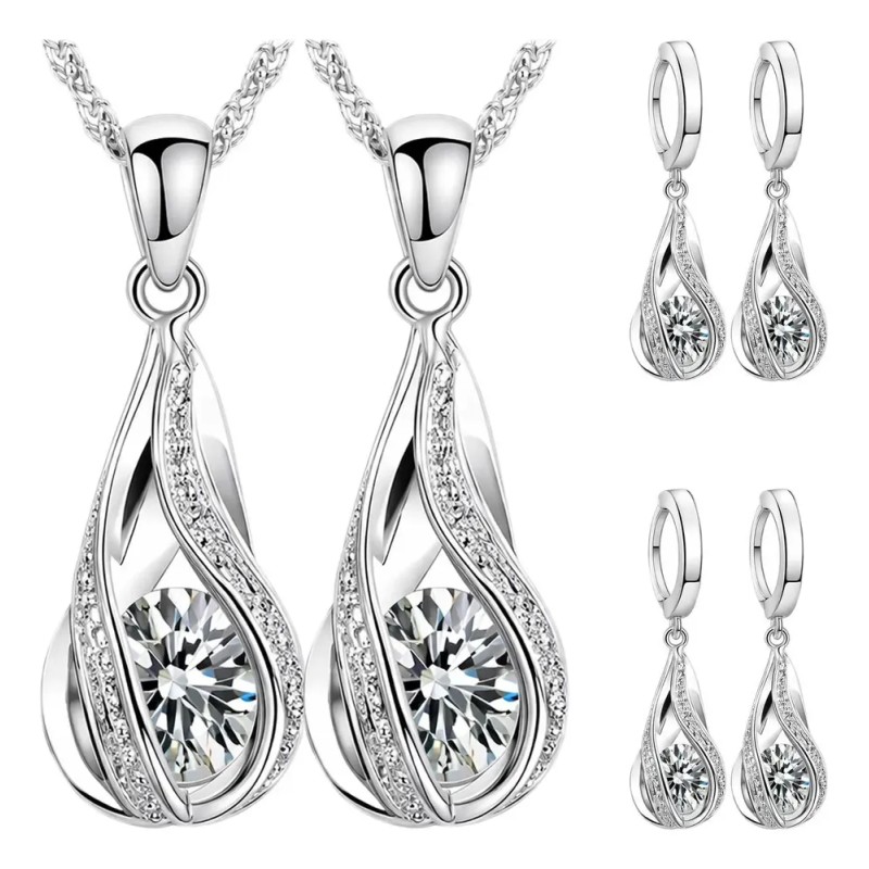 High Monaco - Conjunto De Aretes Y Cadenas, Mxyzv-002, 2pzas,