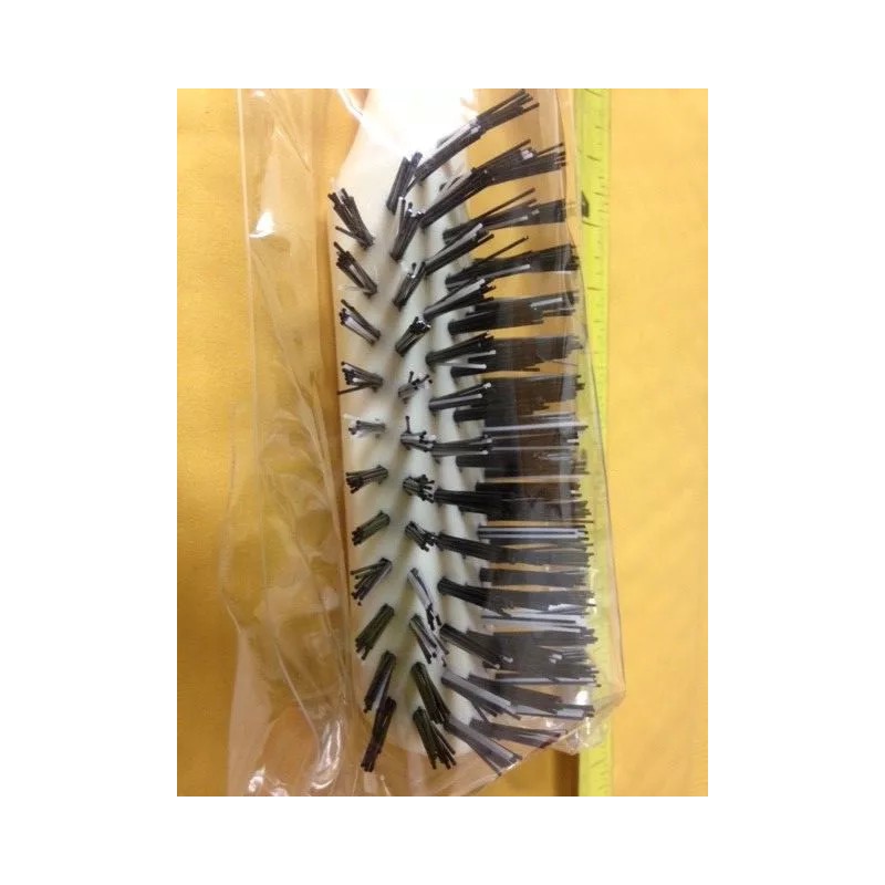 SCALPMASTER CONTOUR NECK HAIR BRUSH 7-ROW NYLON BRISTLES IVORY Color